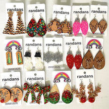 Load image into Gallery viewer, Randans Dangle Earrings- Christmas
