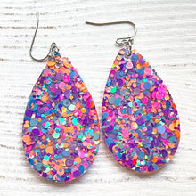 Load image into Gallery viewer, Randans Frameless Dangle Teardrops- dots and mixes
