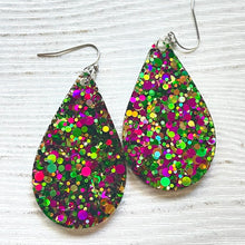 Load image into Gallery viewer, Randans Frameless Dangle Teardrops- dots and mixes
