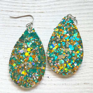 Randans Frameless Dangle Teardrops- dots and mixes