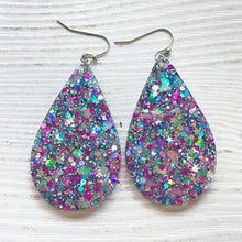 Load image into Gallery viewer, Randans Frameless Dangle Teardrops- dots and mixes
