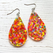 Load image into Gallery viewer, Randans Frameless Dangle Teardrops- dots and mixes
